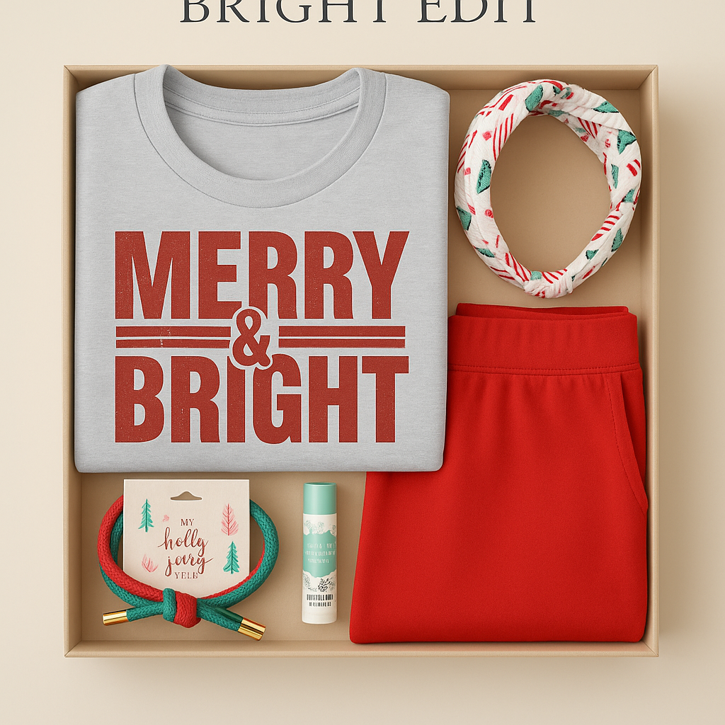 THE BRIGHT EDIT BOX | TEE + LEGGINGS BUNDLE